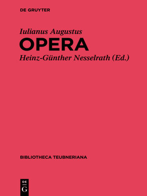 cover image of Iuliani Augusti Opera